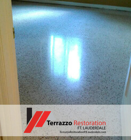 Terrazzo Floor Restoring Process Ft Lauderdale