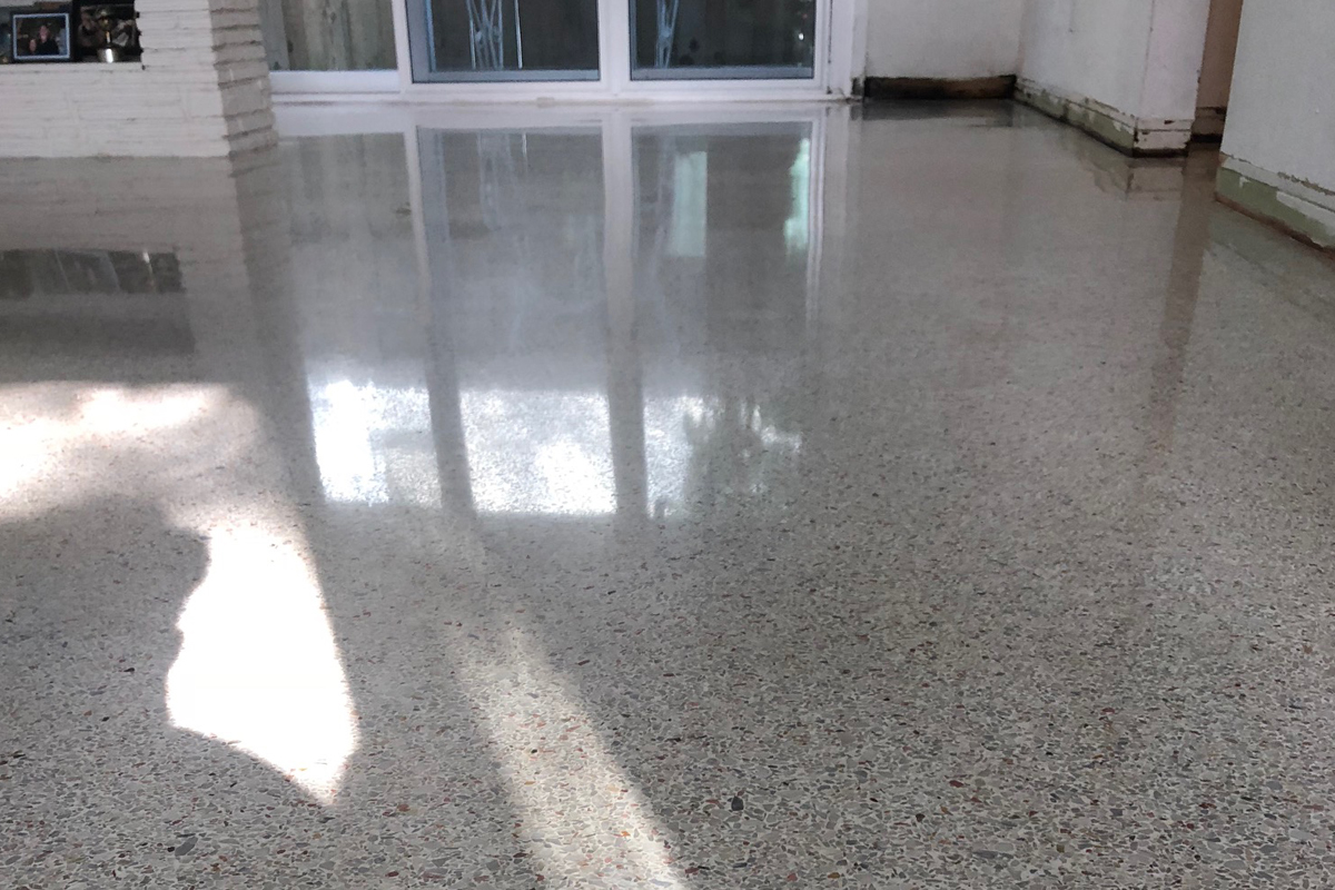 Terrazzo Floor Remove Process