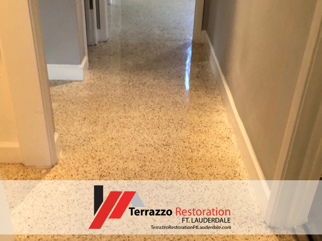 Terrazzo Restoring Process Ft Lauderdale