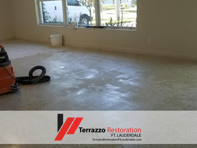 Terrazzo Floor Install Ft Lauderdale