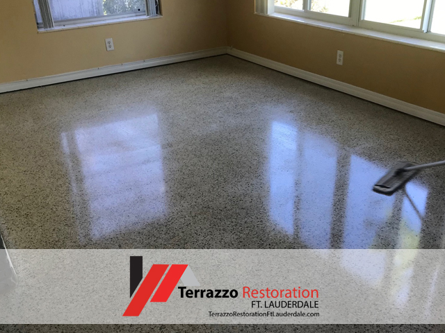 Terrazzo Restoring Process Ft Lauderdale