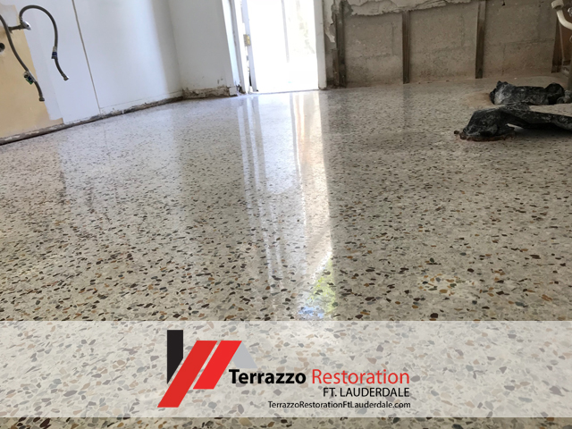 Terrazzo Restoring Process Fort Lauderdale